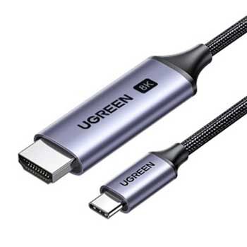 Cáp chuyển USB C to HDMI dài 1.5m Ugreen 90451 (hỗ trợ 8K60Hz 4K144Hz HDR)