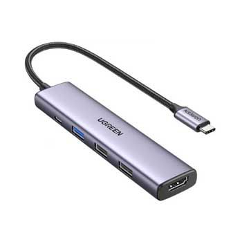 Cáp chuyển USB-C sang HDMI + USB 2.0 + USB 3.0 + Sạc PD 100W Ugreen 15495