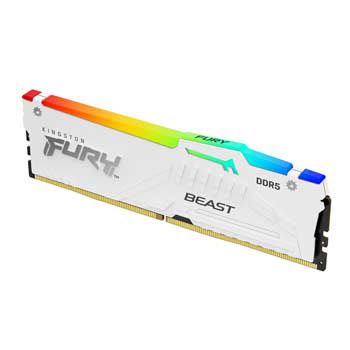 32GB DDRAM 5 5600 Kingston Fury Beast RGB White