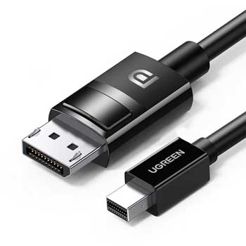 Cáp chuyển Mini Displayport To Displayport 8K@60Hz Ugreen 80663 (dài 1.5M)