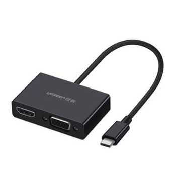 Cáp Chuyển USB Type C To HDMI và VGA Ugreen 50509