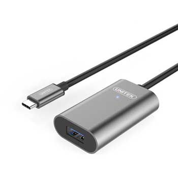 Cáp USB Type-C sang USB 3.0 (đầu cái) dài 5m UNITEK U304AGY