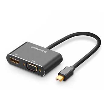 Cáp chuyển đổi Mini Displayport sang HDMI/VGA Ugreen 20422