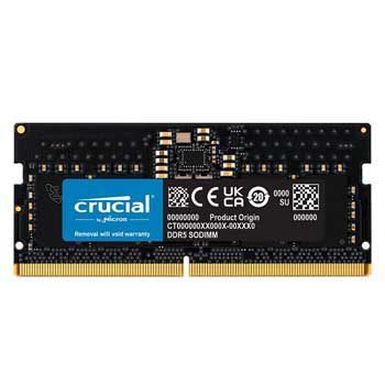 32GB DDRAM 5 Notebook Crucial Bus 4800Mhz CT32G48C40S5