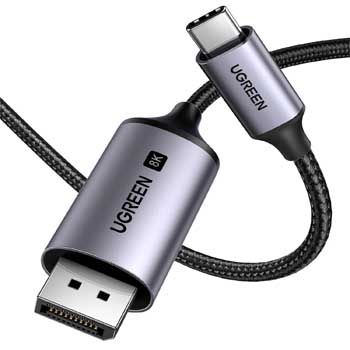 Cáp Chuyển USB Type C sang Displayport 1.4 Ugreen 25158 (Dài 2M) ( 8K 60Hz, 4K 240Hz )