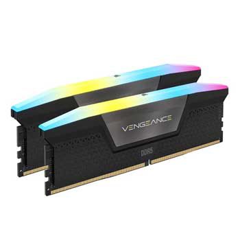 64GB DDRAM 5 5200 CORSAIR Vengeance RGB Black DDR5 - CMH64GX5M2B5200C40 (KIT)