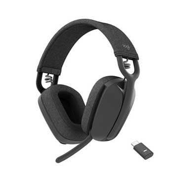 HEADPHONE không dây LOGITECH Zone Vibe Wireless VC Đen (Teams Version) (981-001158)