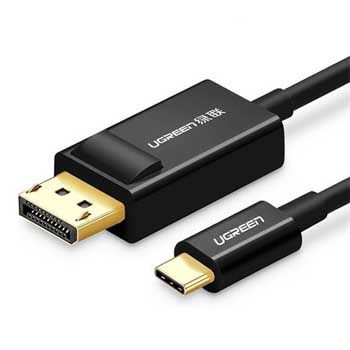 Cáp Chuyển USB Type C sang Displayport Dài 1.5M Ugreen 50994 (hỗ trợ 4K@30Hz)