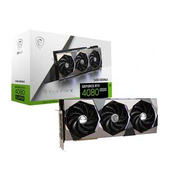 16GB MSI NVIDIA GeForce RTX 4080 SUPER 16G SUPRIM X