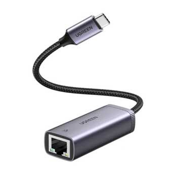 Đầu đổi USB-C to LAN Ugreen 40322 ( hỗ trợ 1000Mbps - vỏ nhôm )
