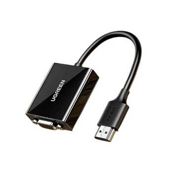 CABLE HDMI – VGA UGREEN 90813 (Trợ nguồn cổng USB-C)