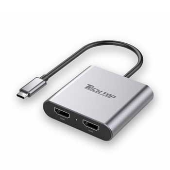 Đầu đổi USB-C sang 2 cổng HDMI Unitek V1404B