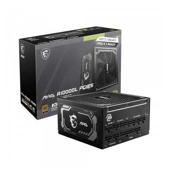 1000W MSI 1000W MAG A1000GL PCIE5 80 PLUS Gold