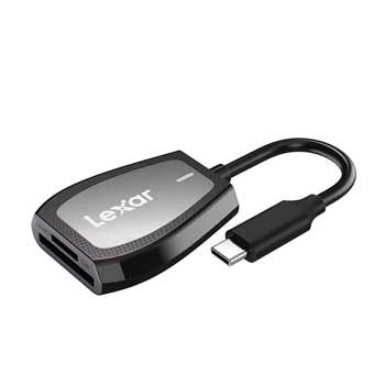 Đầu đọc thẻ nhớ Lexar Professional USB-C Dual-Slot LRW470U-RNHNG