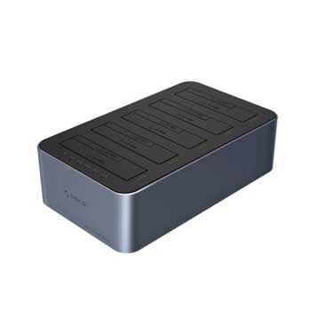 Đế ổ cứng (Docking) 5 khe cắm TypeC USB 3.2 Gen1 ORICO 6656C3-C-EU-GY-BP-HW