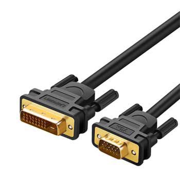 Cáp Chuyển DVI 24+1 Sang VGA (M/M) Ugreen 30838 (Dài 1.5M)