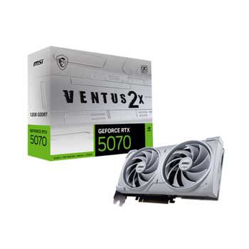 12GB MSI GeForce GeForce RTX 5070 12G VENTUS 2X OC WHITE