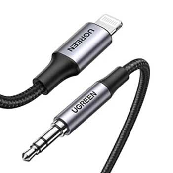 Cáp Lightning sang 3.5mm (dương) dài 2M Apple MFi Ugreen 70862