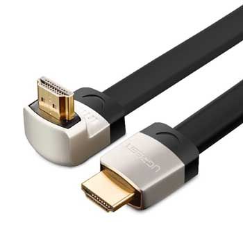 Cáp HDMI 1.4 dẹt dài 3m Ugreen 10280 (Bẻ Góc 90 Độ)