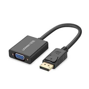 CABLE DisplayPort to VGA Ugreen 20414 (Vỏ Nhôm) Công nghệ ATI Eyefinity